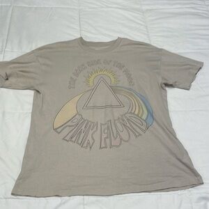 Oversized distressed Pink Floyd tee